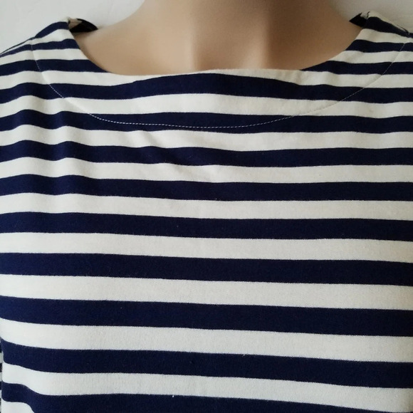 NWT FADED Glory women's striped dress white/navy blue sz.XXL (38 in.) length - Picture 3 of 8